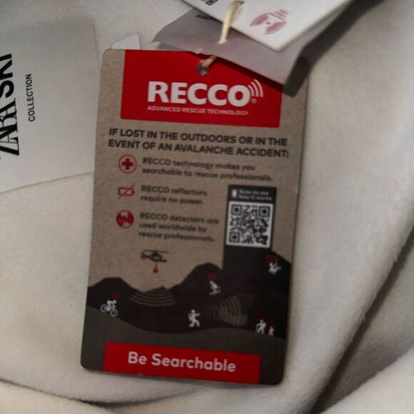 ⛄️ ZARA Ski NWT White and Black Jumpsuit SZ S - Picture 9 of 15